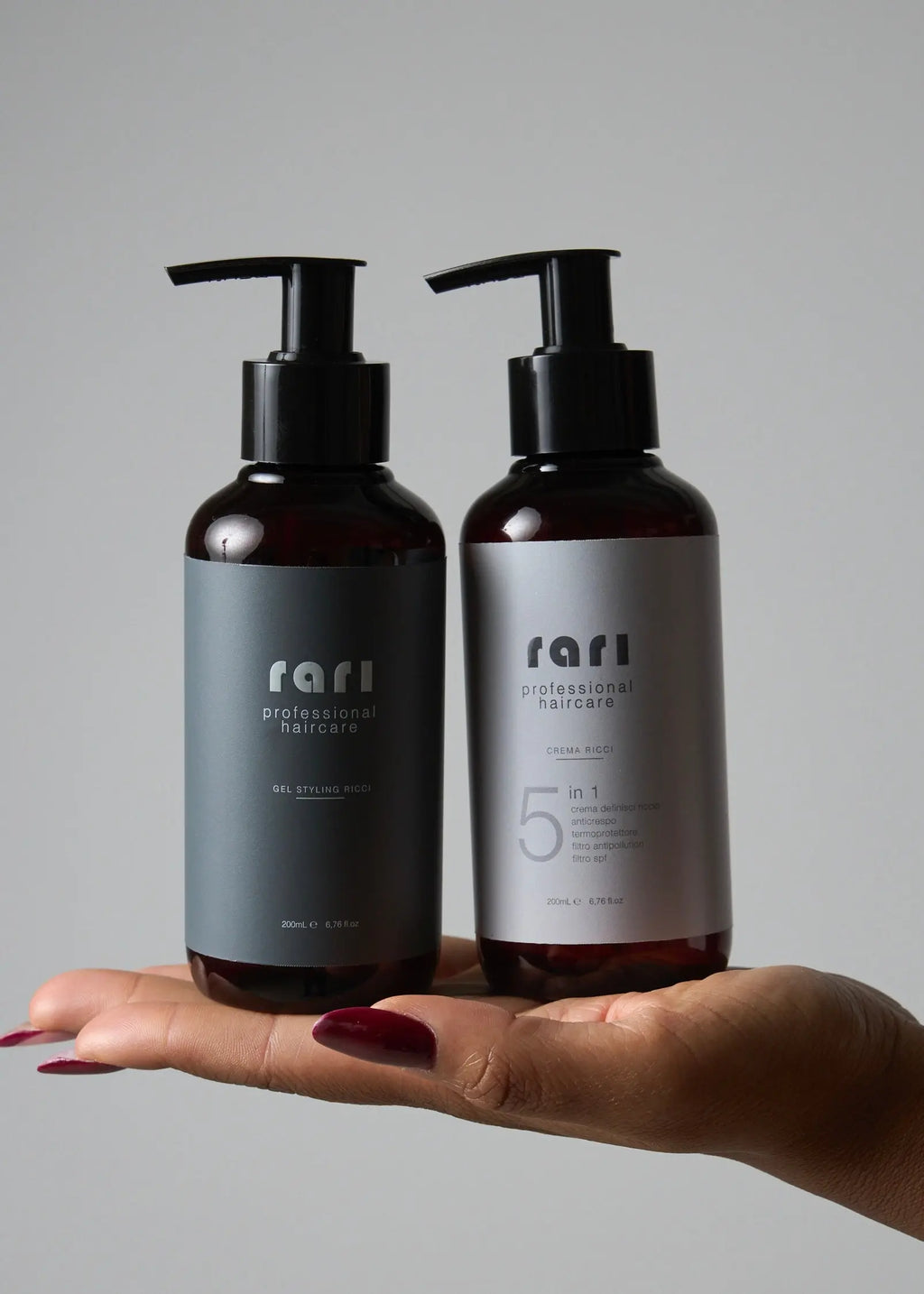 BOX STYLING crema ricci 5 in 1 e gel styling ricci - RARI PROFESSIONAL HAIRCARE