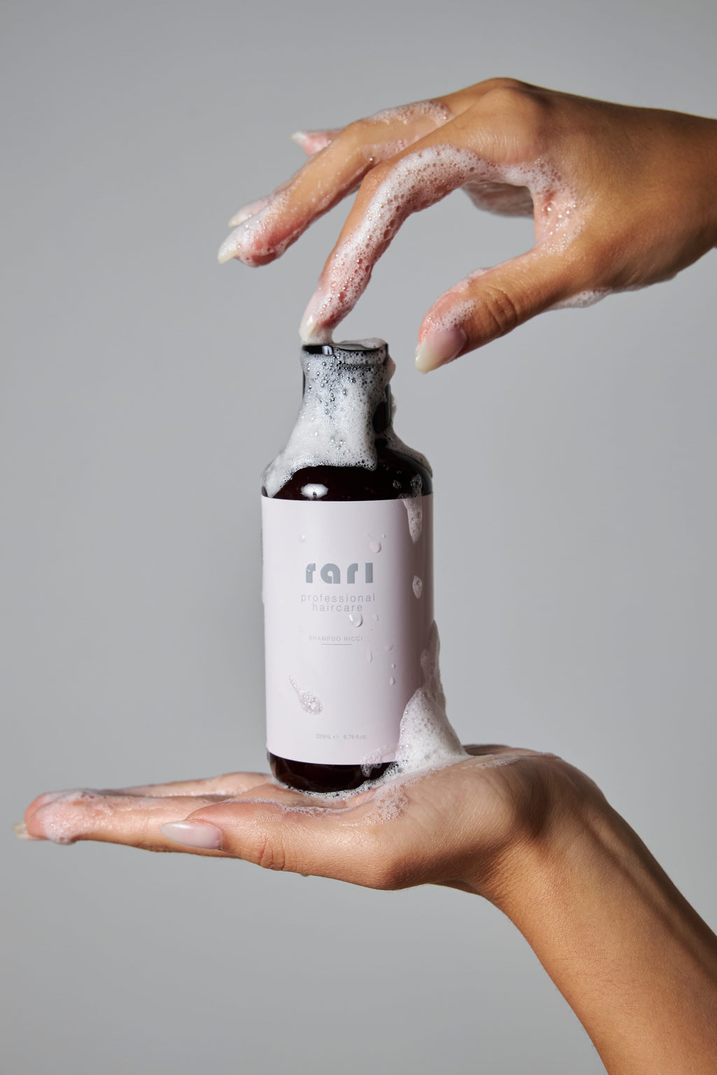 SHAMPOO PER CAPELLI RICCI 200ml ;senza solfati con tensioattivi delicati di origine naturale - RARI PROFESSIONAL HAIRCARE