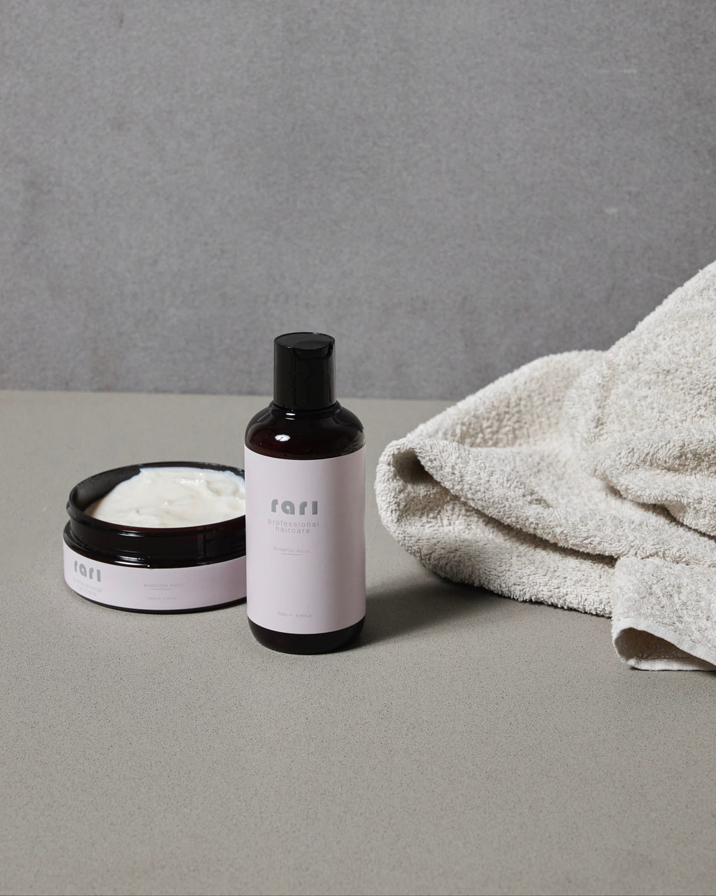 BOX WASHING shampoo e maschera ricci RARI PROFESSIONAL HAIRCARE